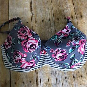 Embraceable full coverage soma bra 36DD floral